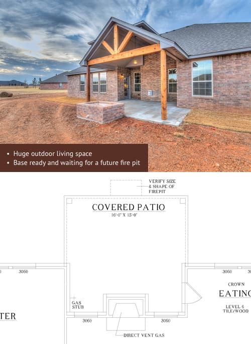 Amy's spacious three-bedroom home — Back of Home