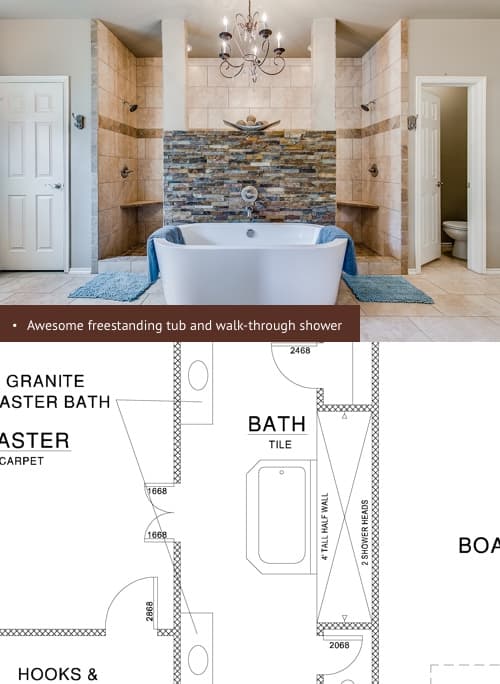 Mandy and Todd's flexible custom home — Bathroom