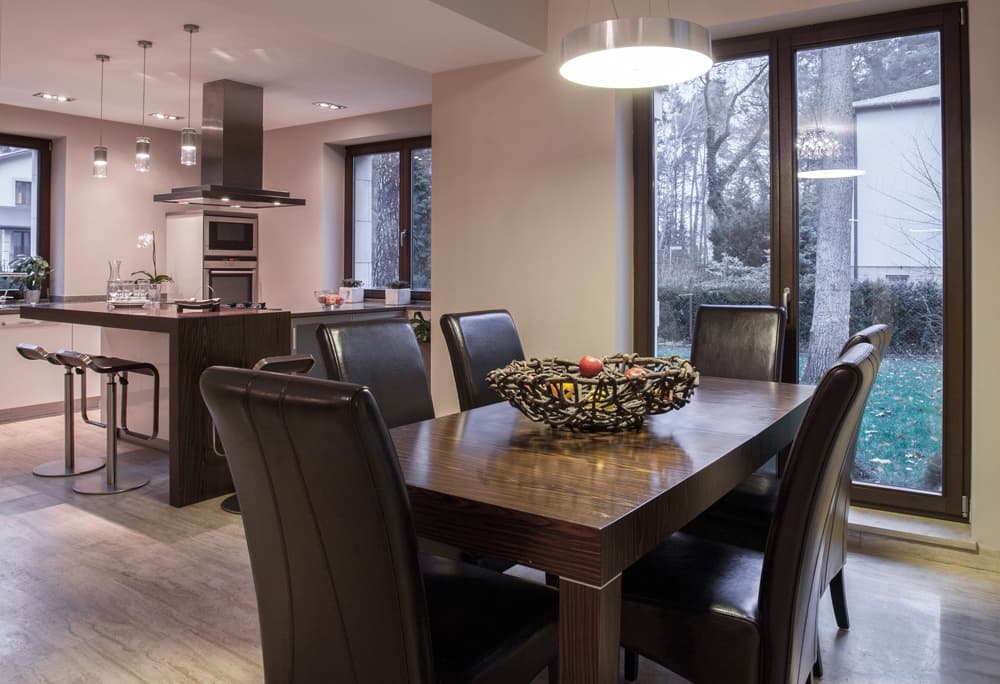 open dining room