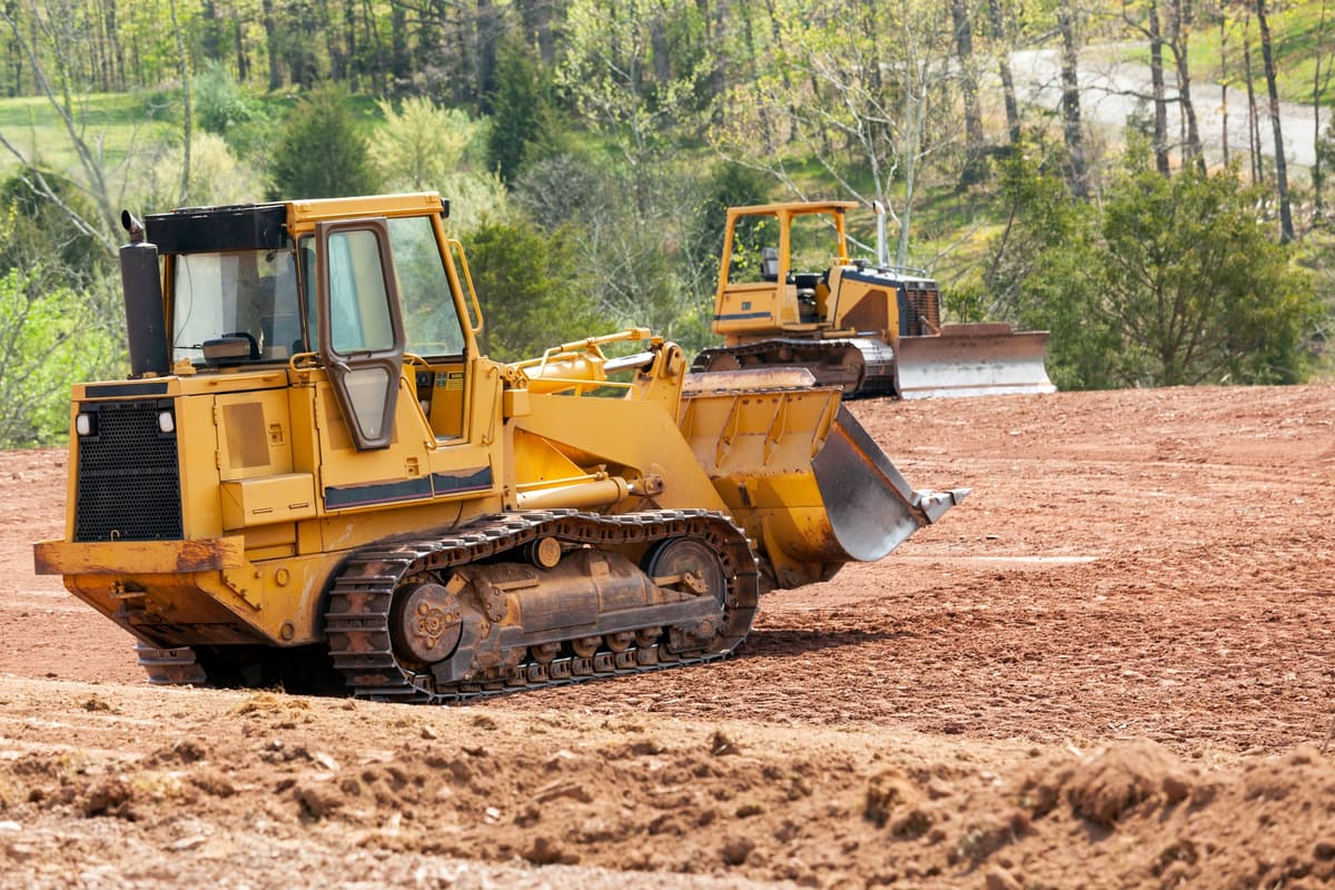 Clearing land for a custom home in Oklahoma