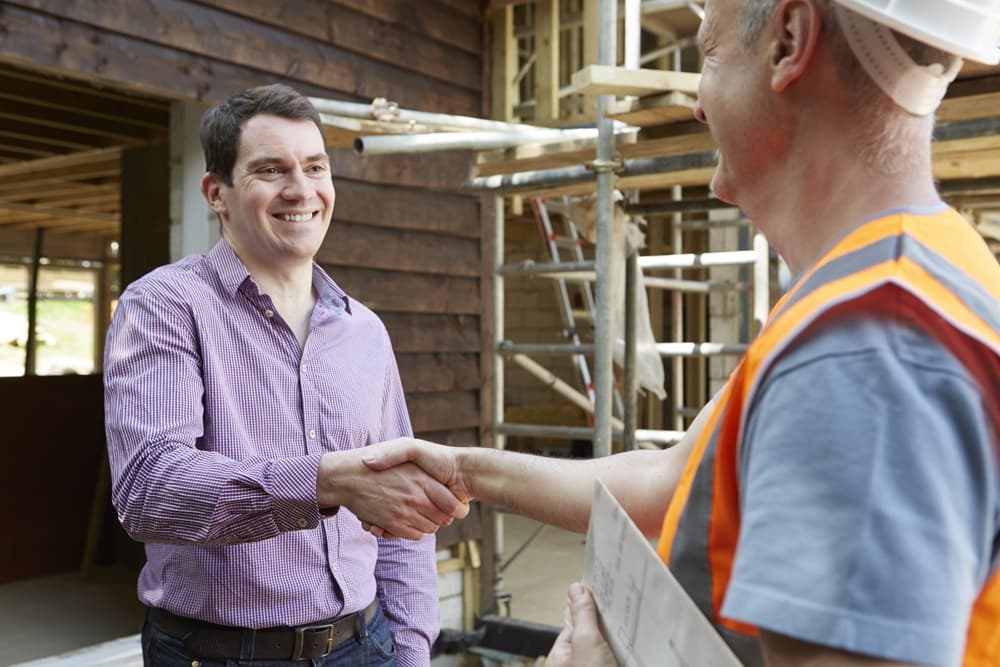 Meeting with a home builder