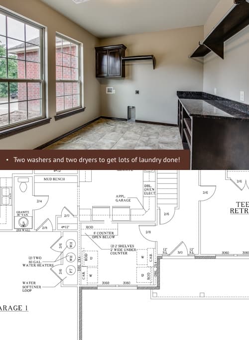 Joseph's big, happy family home — Laundry Room
