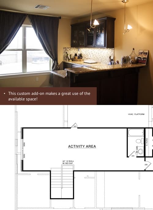 Savannah's inviting, ADA accessible home — Add-On Bar