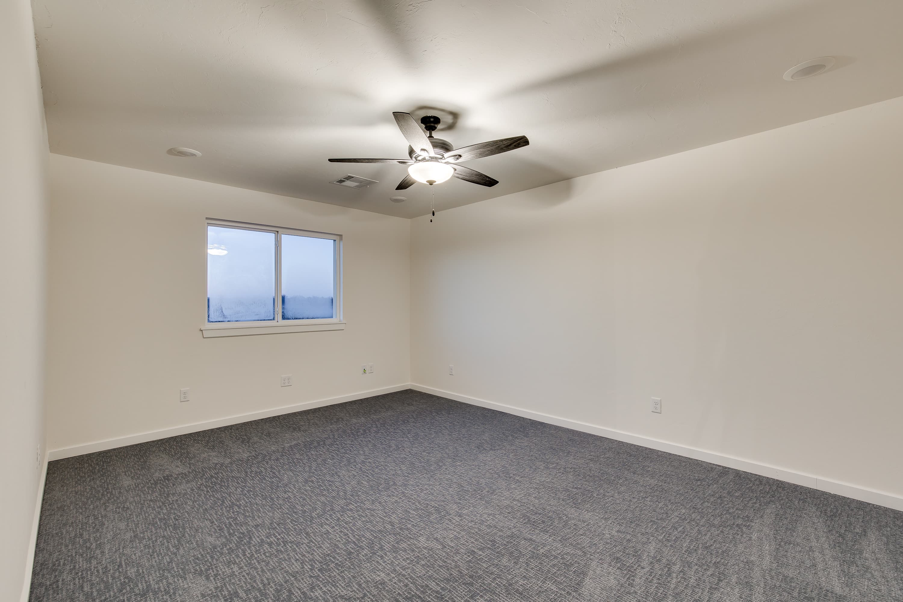 Play room in custom home in Noble, Oklahoma