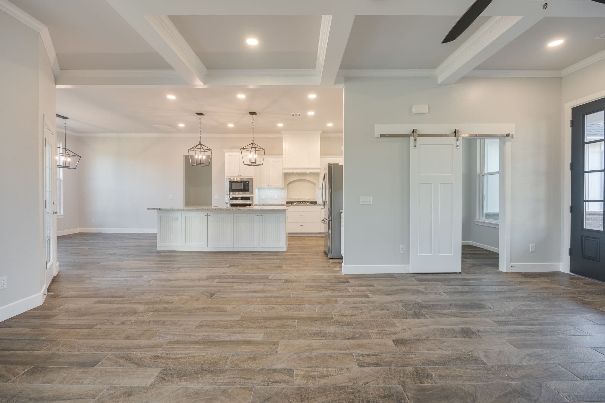 Luther Oklahoma Custom Home: Stone House Rd Rustic Modern Design