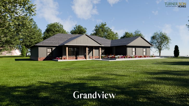 Grandview Exterior Plan on Land