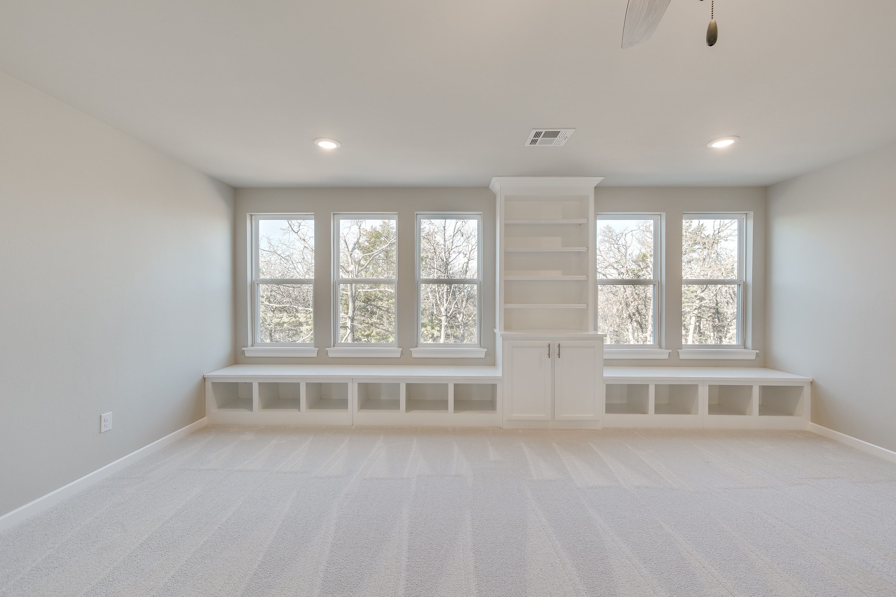Cabinets_Built In Seating_Bookshelf_Bonus Room