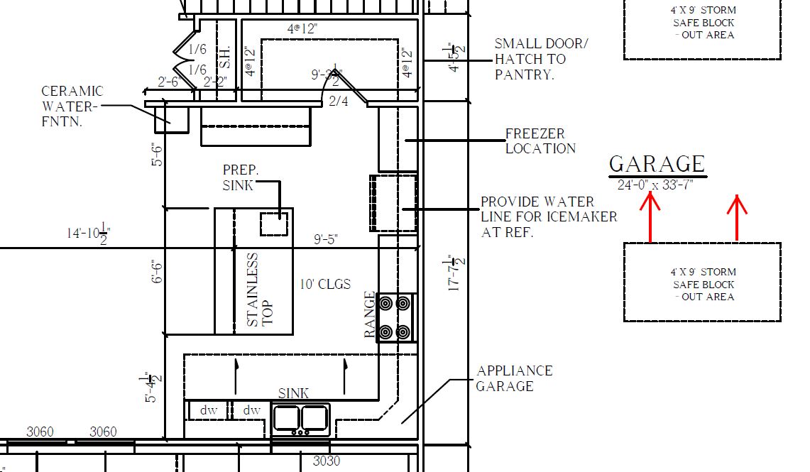 Padgham garage to pantry hatch