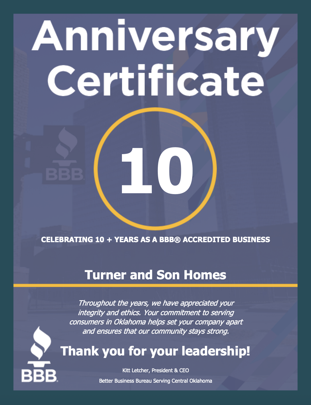 BBB Recognition BBB Recognition